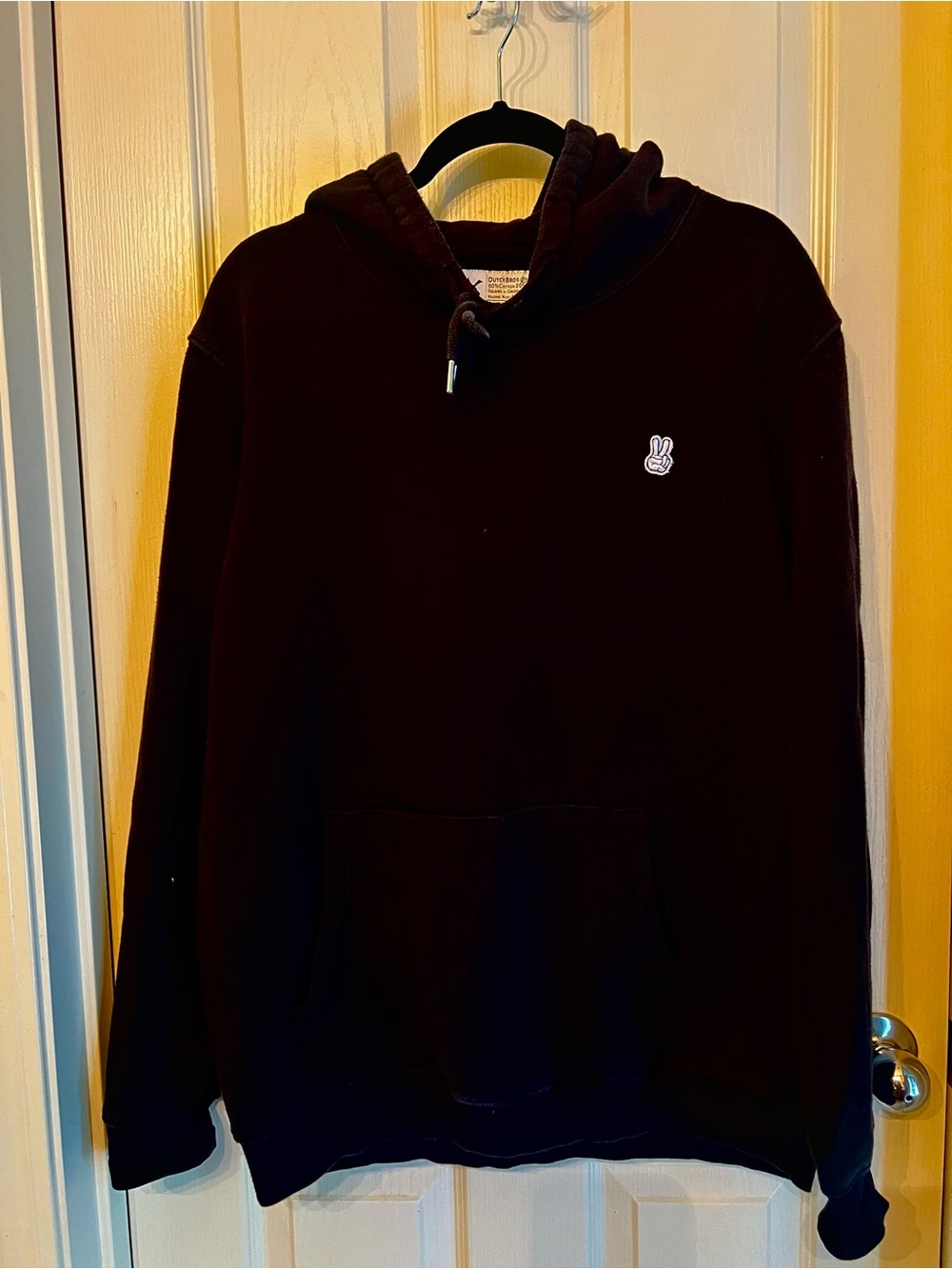 Dutch Bro s Men's Black Pullover Hoodie with Small Embroidered Logo